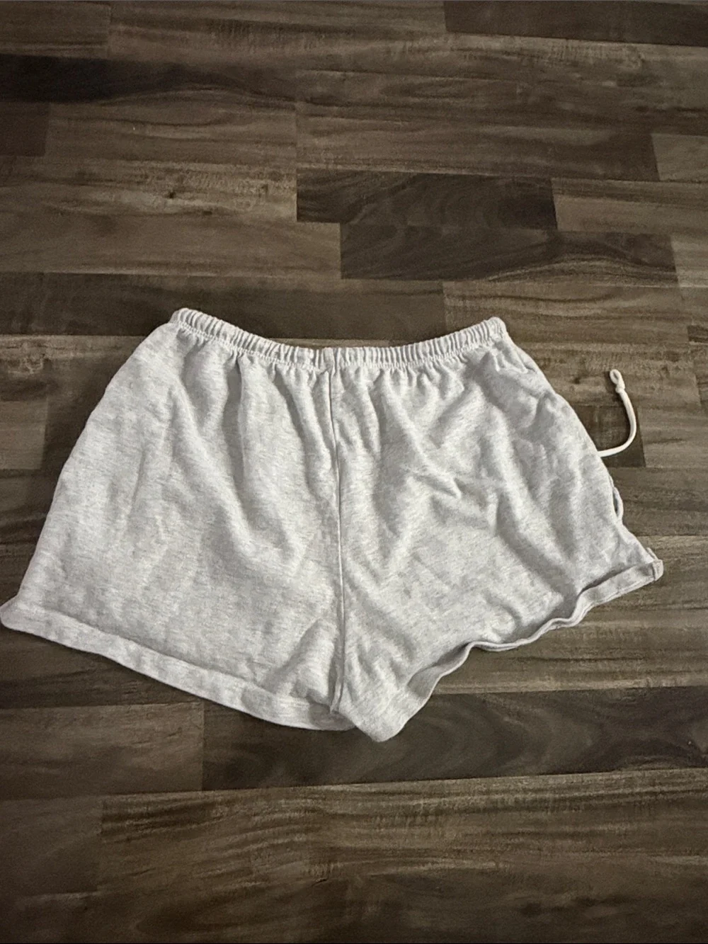Brandy Melville Light Gray Drawstring Lounge Shorts